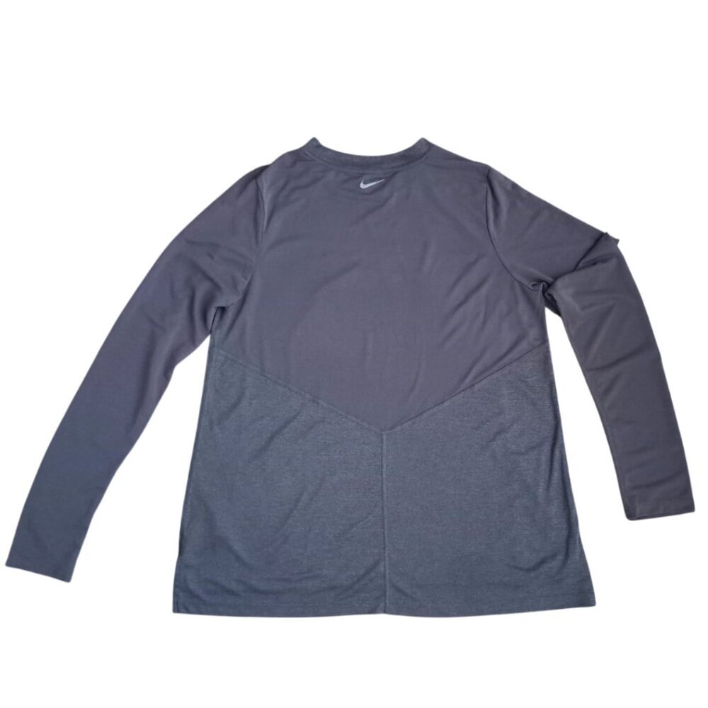 Nike Boys Gray Dri-Fit Long Sleeve Athletic Top – Youth XL - Picture 5 of 7